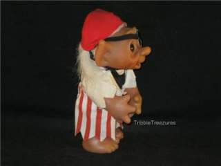 1977 DAM/NORFIN TROLL PIRATE WHITE HAIR GREAT PIRATE OUTFIT WITH 