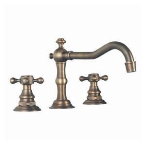  Antique Brass Finish Widespread Bathroom Sink Faucet