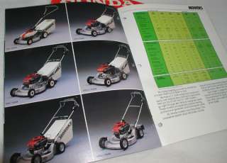 HONDA EM500 EM600 ES6500 BF75 BF100 OUTBOARD BROCHURE  