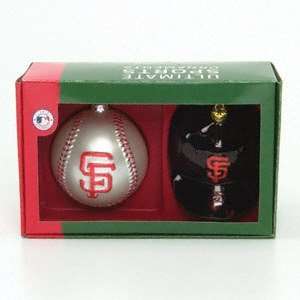  San Francisco Giants Double Ornament Set Sports 