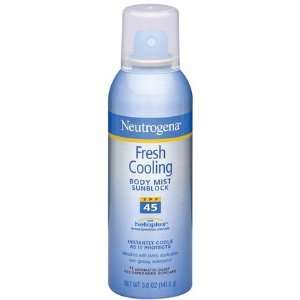  Neutrogena Fresh Cooling Body Mist SPF45 5 oz (Quantity of 