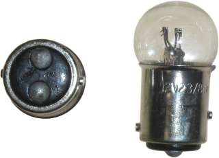 Motorcycle Stop and Tail Bulb 12v 23/8w Small Glass  