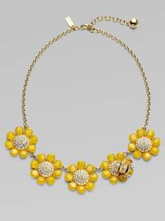 Kate Spade New York   Flower & Bee Necklace    