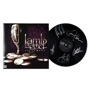  Lamb of God Sacrament Authentic Autographed Vinyl Record 