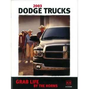  2003 DODGE TRUCK Full Line Sales Brochure Automotive