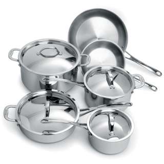 Cuisinox Elite 10 pc Multi Clad Stainless Cookware Set  