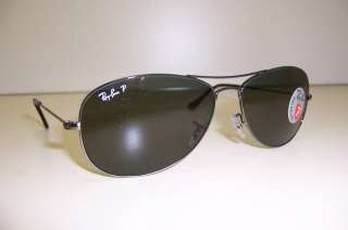 New RAY BAN Sunglasses 3362 004/58 Polarized GUNMETAL GREEN Authentic 