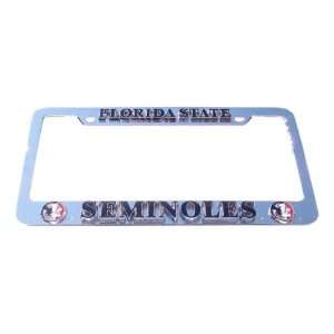  Florida State Seminoles License Plate Tag Frame Sports 