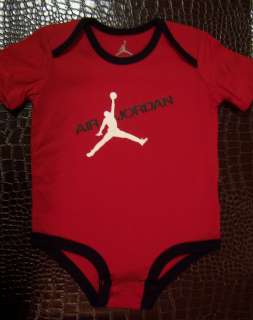 Air Jordan Jumpman Flight Infant Baby Newborn Onesie Romper Bodysuit 