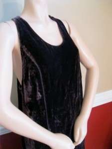 Jill Purple Plum Soft Crushed Velvet Velour Dress Jumper Size Medium 