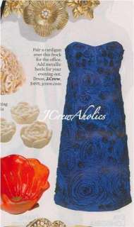JCrew Silk Dupioni Rosette Dress 10 $495 Papaya Soldout  