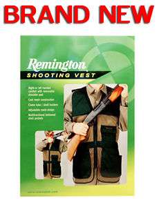 NEW Remington Right/Left Hand Shooting Vest 2XL / M / S  