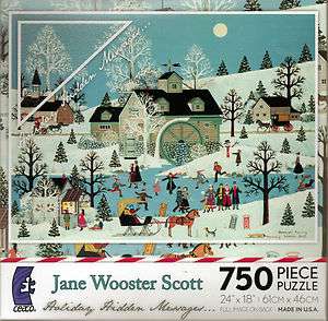   PC CHRISTMAS JIGSAW PUZZLE JANE WOOSTER SCOTT FREE DOMESTIC SHIPPING