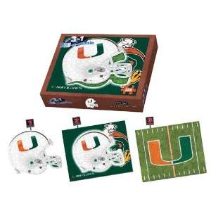  University Of Miami 3 In 1 Puzzle Toys & Games