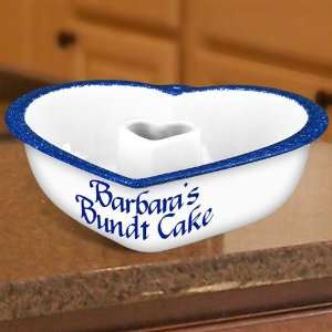  Personalized Bundt Cake Pan   Heart