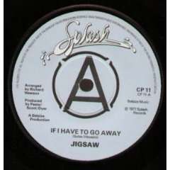   HAVE TO GO AWAY 7 INCH (7 VINYL 45) UK SPLASH 1977 JIGSAW Music