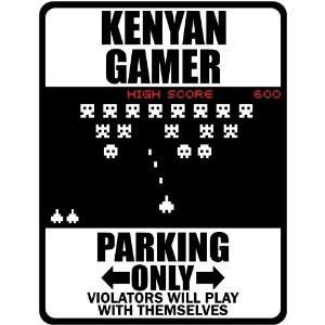  New  Kenyan Gamer   Parking Only ( Invaders Tribute   80 
