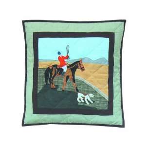 Patch Magic Fox Hunt Toss Pillow, 16 Inch by 16 Inch 