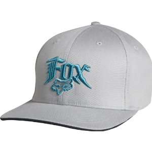 Fox Racing Association Mens Flexfit Casual Wear Hat/Cap   Grey/Blue 