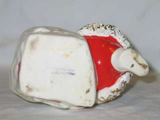   Betty Lou Nichols Ceramic Santa In Chimney Planter 1950s T30  