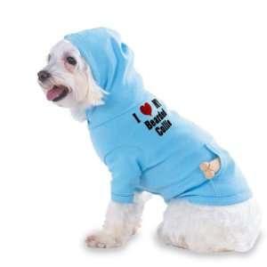  I Love/Heart Bearded Collie Hooded (Hoody) T Shirt with 