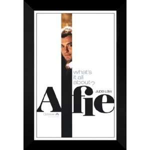  Alfie 27x40 FRAMED Movie Poster   Style A   2004