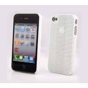    New Hard Mesh Net Case Cover for Apple iPhone 4S White Electronics