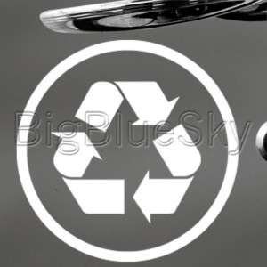 Recycle Decal Clean Evironment Truck Window Sticker  