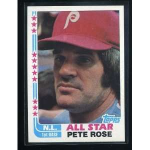  1982 Topps #337 Pete Rose AS Phillies