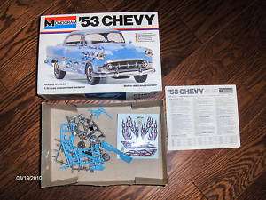 1953 Chevy Chevrolet 1/24 Scale Model Kit 2237 Flames  
