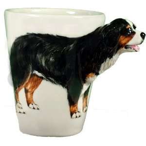   Bernese Mountain Dog Sculpted Ceramic Dog Coffee Mug