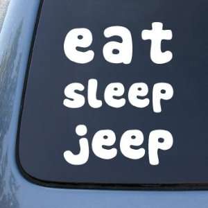 com EAT SLEEP JEEP   Car, Truck, Notebook, Vinyl Decal Sticker #2015 