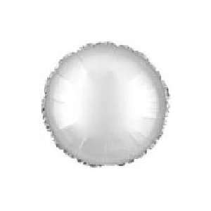  9 Prismatic Silver Circle   Mylar Balloon Foil Health 