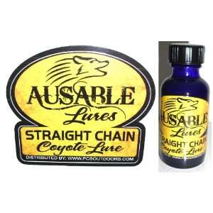    Ausable Brand Lure Straight Chain Coyote Lure 1 oz 