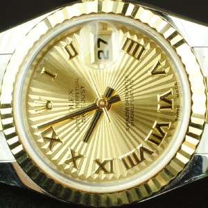   179173 New Style Datejust D Serial 2005 RARE SUNBEAM DIAL  