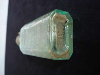 ANTIQUE MEDICAL APOTHECARY PHARMACY GLASS BOTTLE  