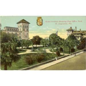   Hotel Cordova showing Post Office Park   St. Augustine Florida