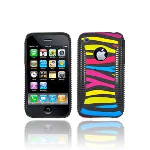  iPhone 3G/GS Bi Layered Graphic Case with Side Grip 