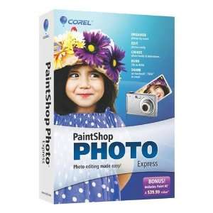 Corel Corporation PaintShop Photo Express Mini Box, includes Paint It
