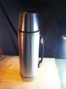 THERMOS HOT & COLD CHAMP 1 QT STAINLESS 13.5 s3055  