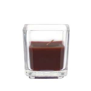    Brown Square Glass Votive Candles (96pcs/Case) Bulk