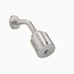   Modern 3 Function Water Saving Showerhead With Arm, Satin Nickel