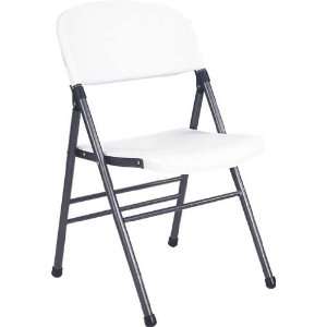  Cosco Resin Folding Chair w/ Molded Seat   White Speckle w 