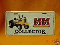 Minneapolis Moline Metal License Plate, NEW  