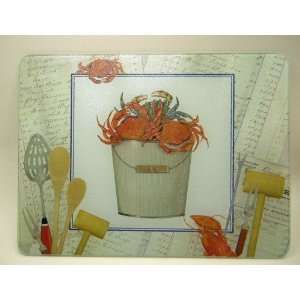 Catch of the Day Lobster Tempered Glass Cutting Board 
