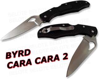 Spyderco Byrd Cara Cara 2 FRN Plain Edge Knife BY03PBK2  