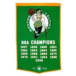 Boston Celtics NBA 24 X 36 Wool Dynasty Banner 