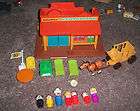 Fisher Price Little People Western Town 1982 with some extras stage 