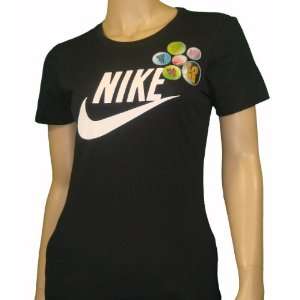 Nike Womens Just Do It Fitness Yoga T Shirt Black  Sports 