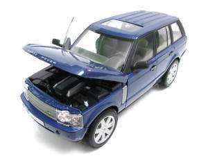 Welly 2003 Range Land Rover Blue New Diecast scale 1/24  